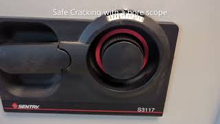Safe Cracking a (Sentry) combination lock with a borescope