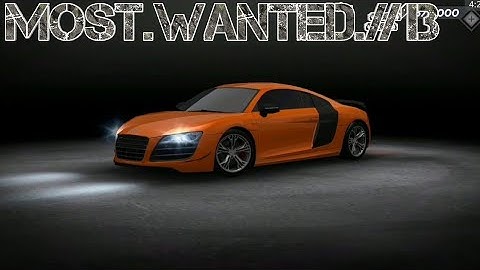 Need For Speed Most Wanted Playthrough #13 Audi & Bugatti Veyron 16.4 Supersport