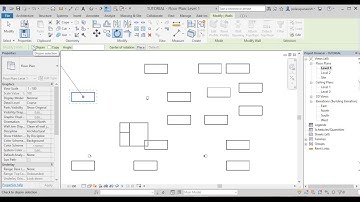 REVIT ARCHITECTURE 2018 LESSON-4 in TELUGU (How to use modify tools MOVE,COPY & ROTATE )