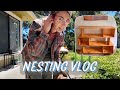 nesting vlog #3 // building a bookcase!
