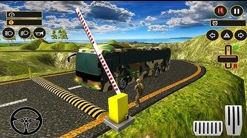 Army Bus Driving 2021 - Military Soldiers Transport Game - Android Gameplay