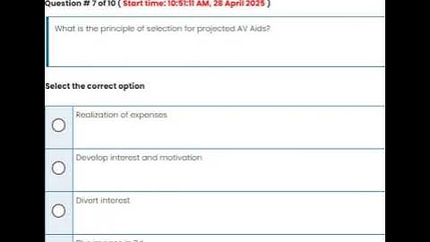 EDU510 - Teaching of Mathematics (Quiz 1)