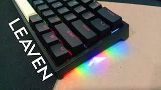 Leaven K620 300k Hotswap Led gầm Rgb mod gì đây nhỉ | Custom Keyboard | Typing ASMR