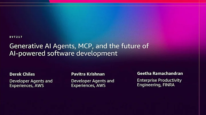 AWS re:Invent 2025 - Generative AI, agents, MCP, and the future of AI-powered software development