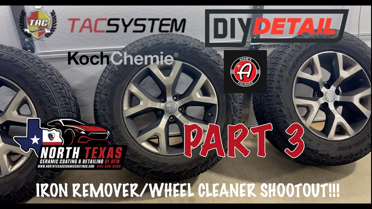 Сравнительный тест средств для удаления железных отложений с дисков! Koch Chemie TacSystem DIY De...