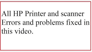 How to fix printing and scanning problems in HP| Fix printing issues | Fix scanning issues|HP print