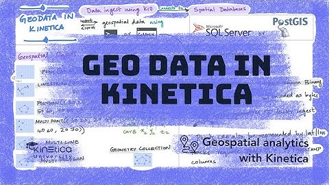 Geospatial data in Kinetica