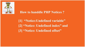 [SOLVED] PHP: Notice: Undefined variable Notice: Undefined index  Notice: Undefined offset