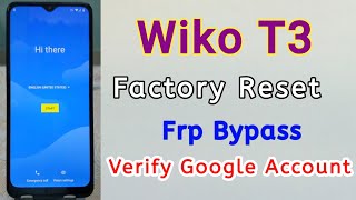 Wiko T3 Frp Bypass  Wiko T3 Verify Google Account  Wiko T3 Google Account Bypass  Wiko Frp Bypass