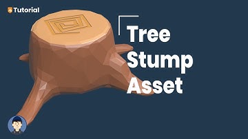 How to make a low-poly tree stump game asset in Blender [3.0]