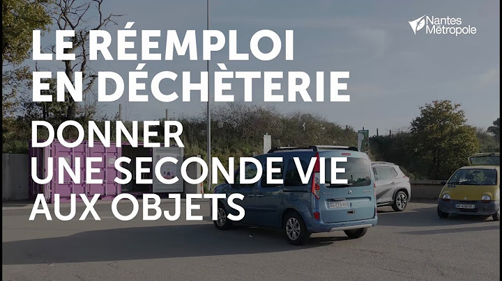Le réemploi en déchèterie
