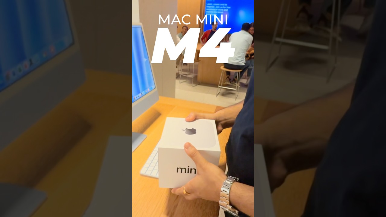 I Bought Cheapest Mac Mini M4 From Apple Store | 