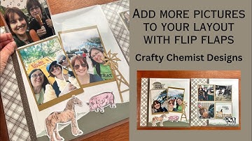 Add More Pictures to Your Scrapbook Layout with Flip Flaps by CTMH