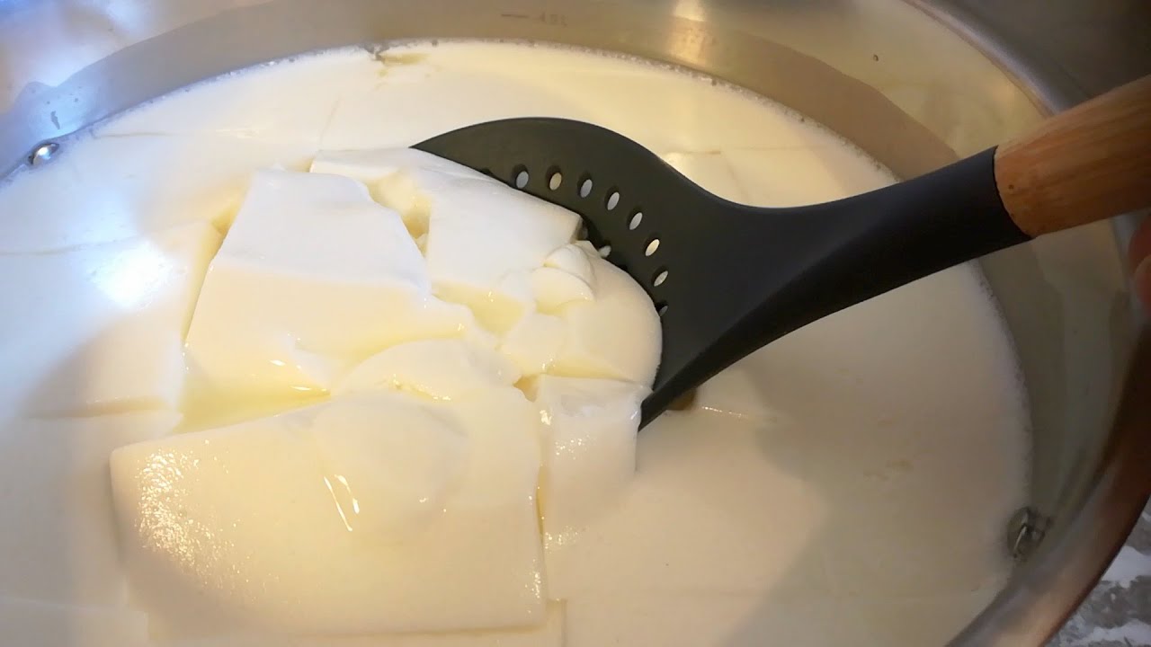 جبن ابيض منزلي اطيب وانظف من الجاهز ناجح مئة بالمئة بمكونين فقط 😍 لا يفوتك جبن عرب