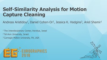 Self-similarity Analysis for Motion Capture Cleaning: EG2018 Fast Forward Video
