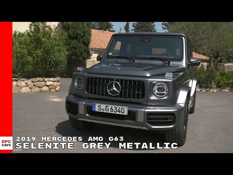 2019 Mercedes Amg G63 Selenite Grey Metallic Youtube