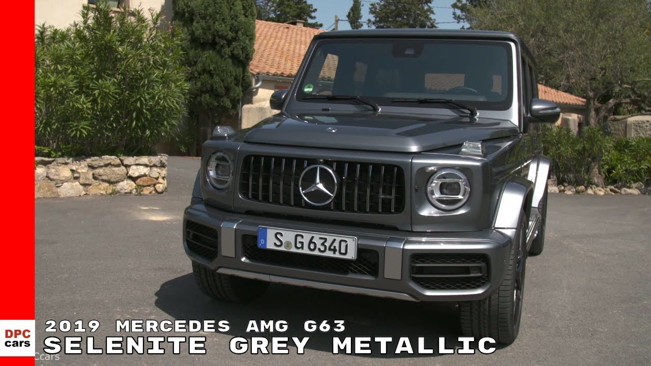 2019 Mercedes Amg G63 Selenite Grey Metallic