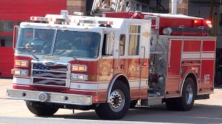 Elsmere Fire Company Engine 16 & Ladder 16 Responding