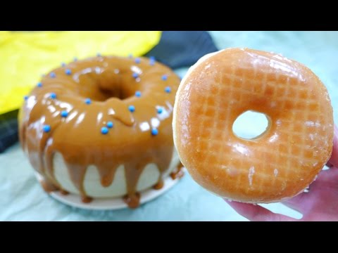 Giant Donut Mirror cake