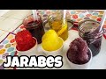 CÓMO HACER JARABES PARA MINUTAS O RASPADOS 3 SABORES |