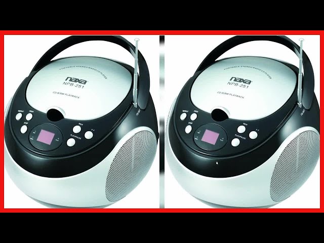 ミ*ナ様 ☆intercord japan RADIO SAMPLER☆ NAXA Electronics NPB-251BK Portable CD Player with AM/FM Stereo