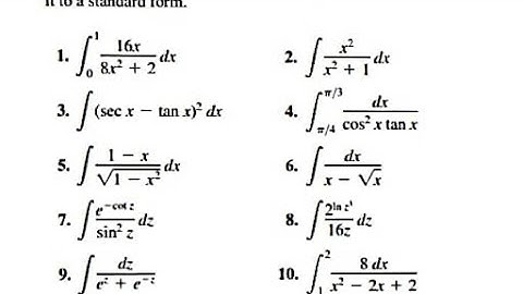 Exercise 8.1 question 1 to 10 Thomas calculus 14th edition chapter no 8 bs mathematics by muzamil