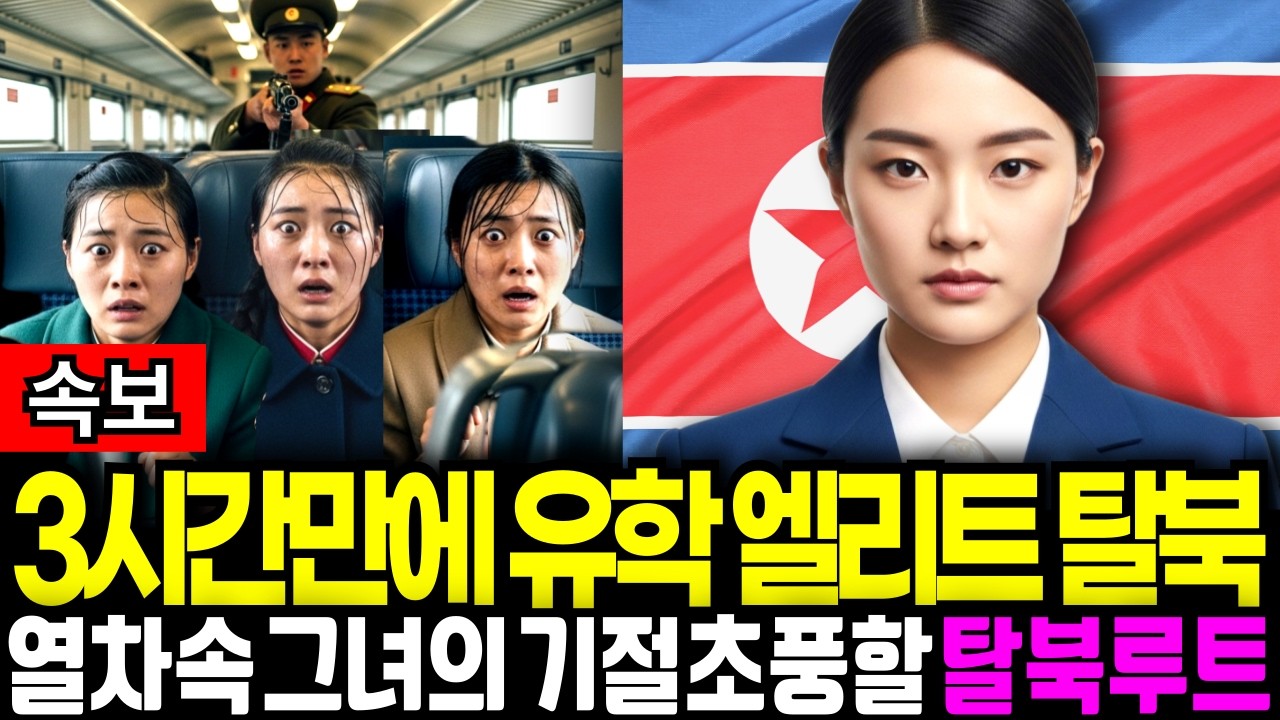 3시간만에 탈북한 북한 엘리트 유학생 세명! 아무도 그녀들의 행방을 몰랐다 남한에 다시 나타나는 데 단 3일 북한사연 탈북이야기 탈북