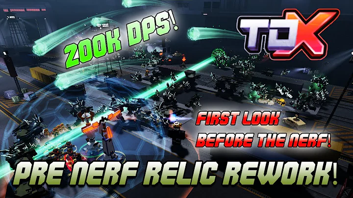 Pre-Nerf Relic Dominates ENDLESS! (RAW FOOTAGE) | Tower Defense X