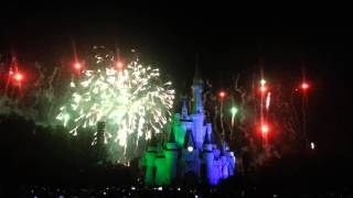 Disneys Magic Kingdom 2013 New Years Fireworks