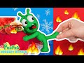 Hot vs Cold Challenge Song + More Pea Pea Nursery Rhymes &amp; Kids Songs