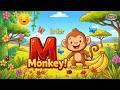 M is for Monkey | ABC Learning for Kids | Preschool Alphabet Story