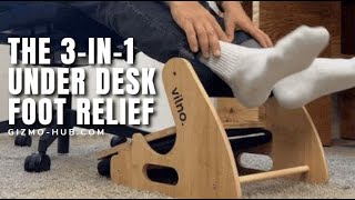 Footrester : The 3-In-1 Under Desk Foot Relief | Kickstarter | Gizmo-Hub.com