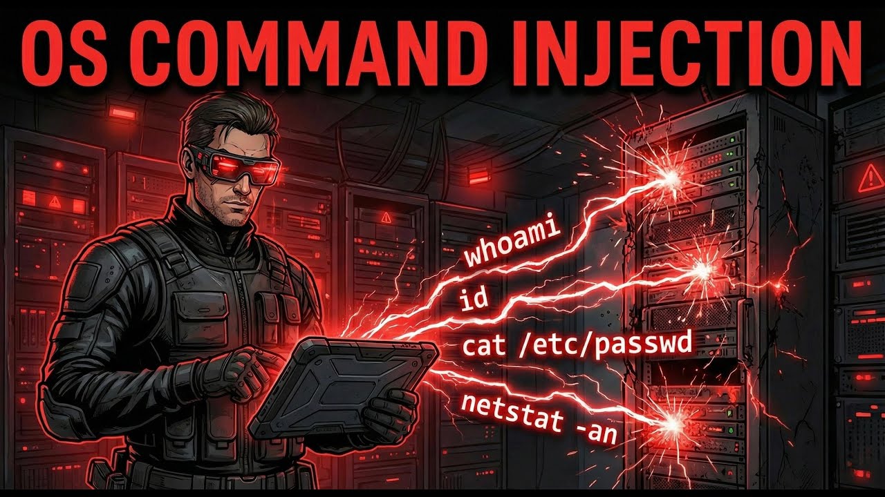 OS Command Injection شرح ثغرة - YouTube