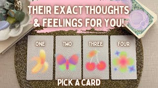 Pick A CardTheir Exact Thoughts & Feelings For You Right NowIn Depth Love Timeless Tarot