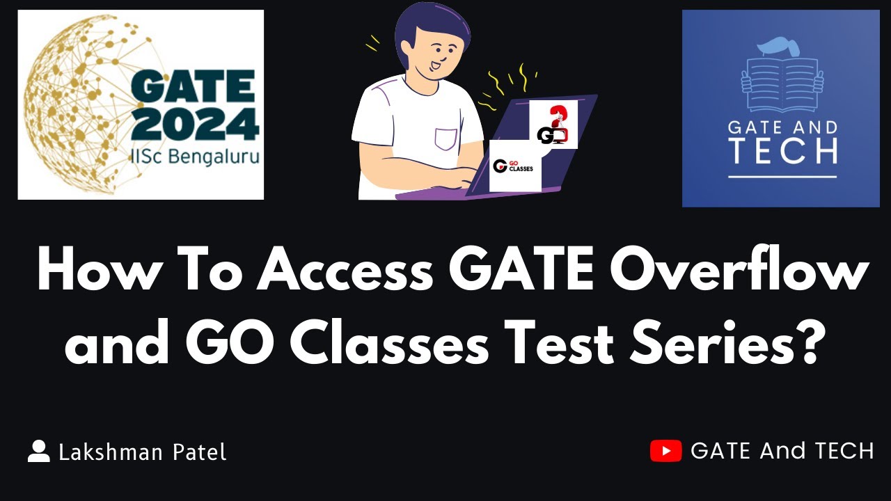 How To Access GATE Overflow and GO Classes Test Series? @GOClassesforGATECS @GATEOverflowofficial
