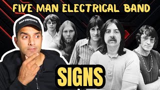 First Time Hearing -Signs by Five Man Electrical Band - Video from 1974/75 by Steve Carlsen