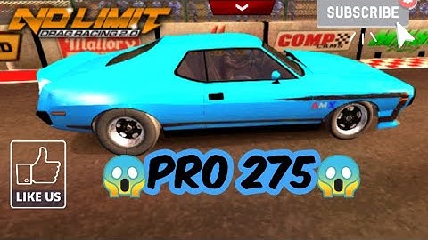 PRO 275 ⭐ NO LIMIT DRAG RACER 2.0 🤔 AMC JAVELIN BIG BLOCK NITROUS TUNE ON 28 /10.5 RADIALS ⭐