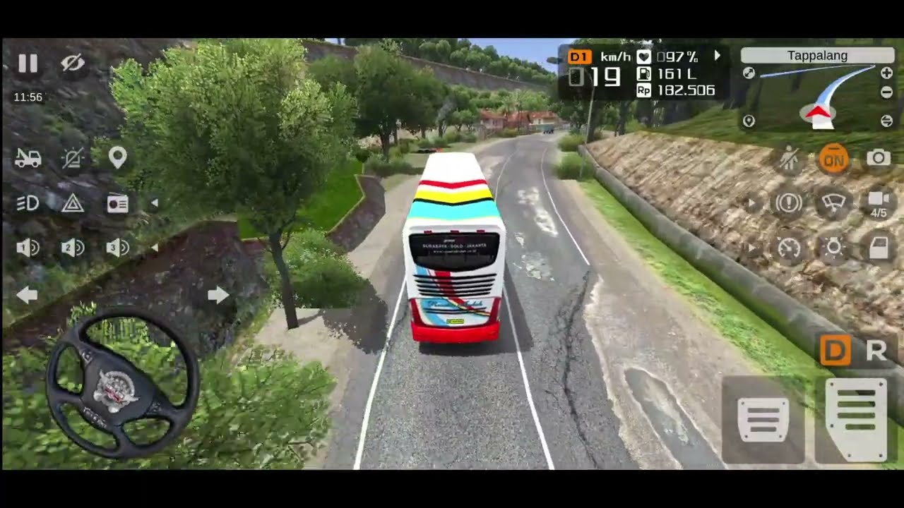 Extreme Uphill Mountain Road with Big Bus 🚍 | Dangerous Sharp Turns Bus Simulator