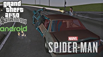 Spider-Man PS4 Mod | Car Chase Mission - GTA SA Android