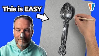 Easy Realistic Drawing - Spoon by Drawing & Painting - The Virtual Instructor 13,230 views 4 months ago 23 minutes