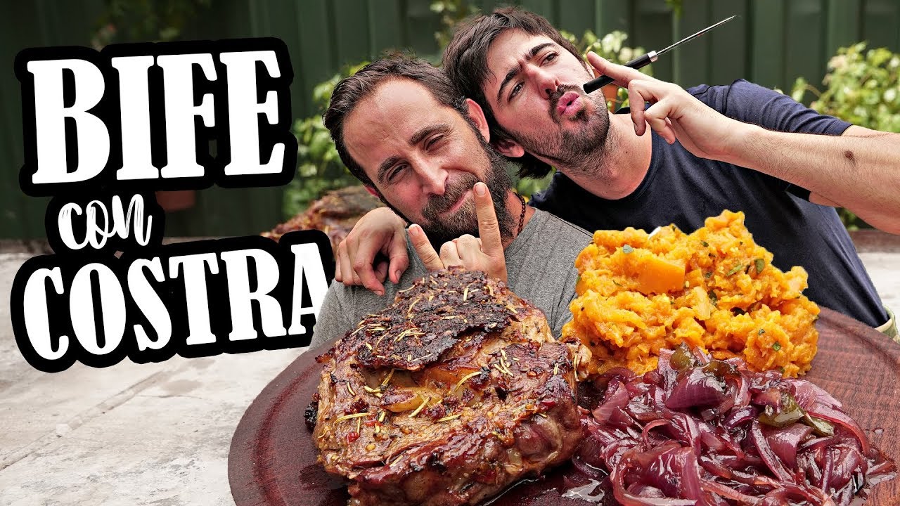 Bife con Costra y Puré Ahumado de Zanahorias | Cook & Laucha 2x1