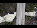 Cross River Falls in spring