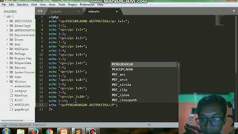 Php dasar (operasi aritmatika)