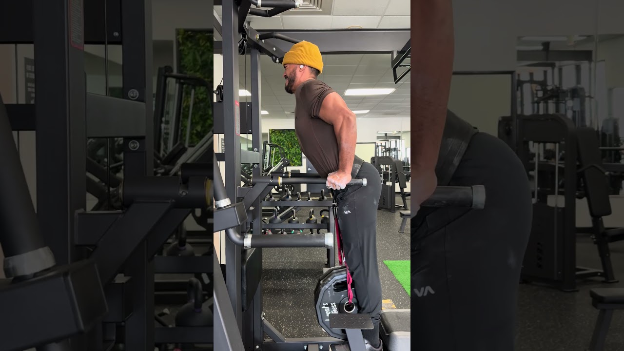 150lbs (68kg)  weighted dips x 10 reps