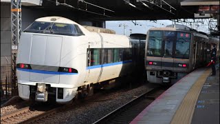 JR京都線 桂川駅  列車発着&通過シーン詰め合わせ　2023年第4弾 - Train running scene at Katsuragawa Station in Kyoto