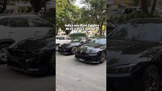 Black Sapphire M4 CS &amp; M2 1/1 in India #supercars #bmw #bmwm4 #shorts #viral #shortsfeed