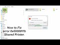 Fix printer error 0x0000011b  issue accessing shared printer  kb5005565