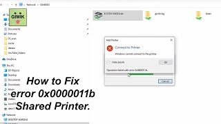 fix printer error 0x0000011b - issue accessing shared printer - kb5005565