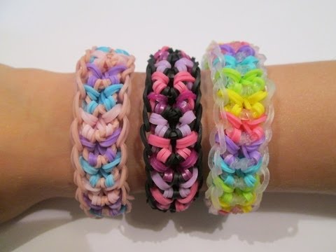 INFINITY Loom Bracelet Tutorial Rainbow Loom l JasmineStarler