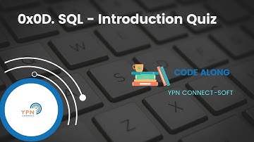 0x0D.  SQL - Introduction Quiz